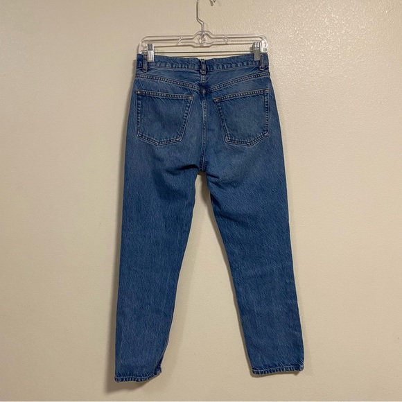 Reformation Jeans Women Size 4/27 Medium Wash Julia Crop High Rise Cigarette - Picture 8 of 15